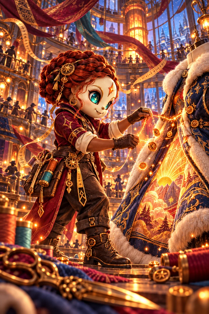 Cinder Button, Spark tailor of the Emberwrights