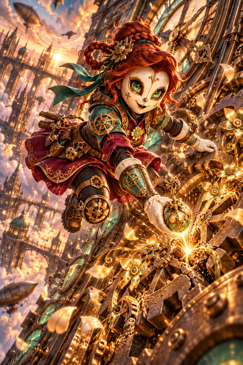 Cog Blossom, Mechanical florist of the Geargardeners